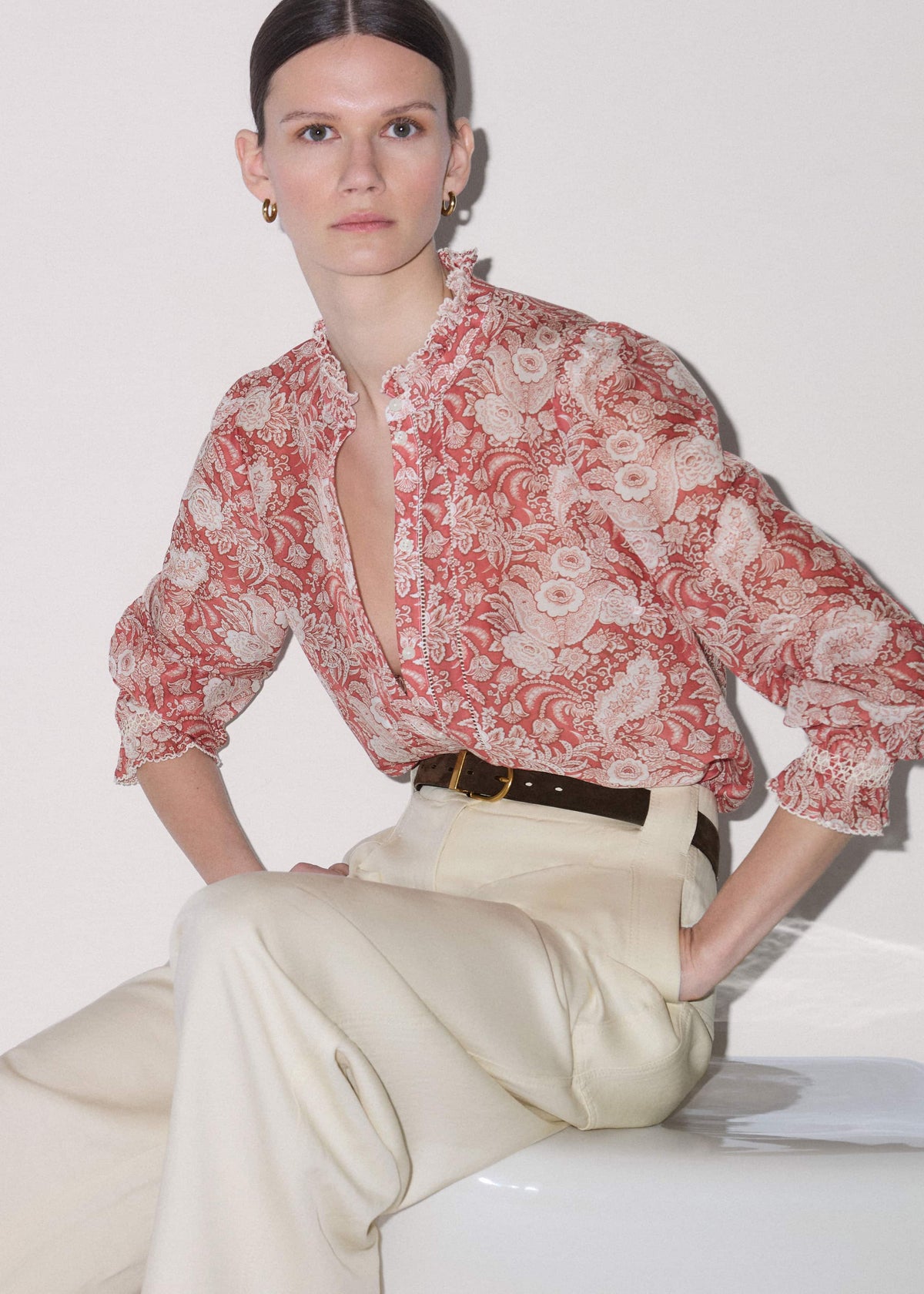 Pink Relaxed Blouse | ME+EM