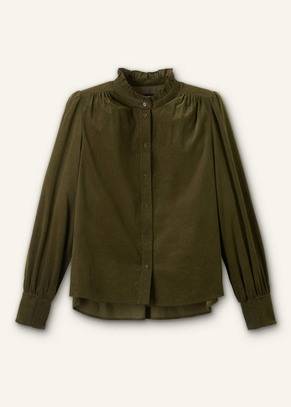 Olive Green Winter Blouse | ME+EM