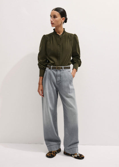 Olive Green Winter Blouse | ME+EM