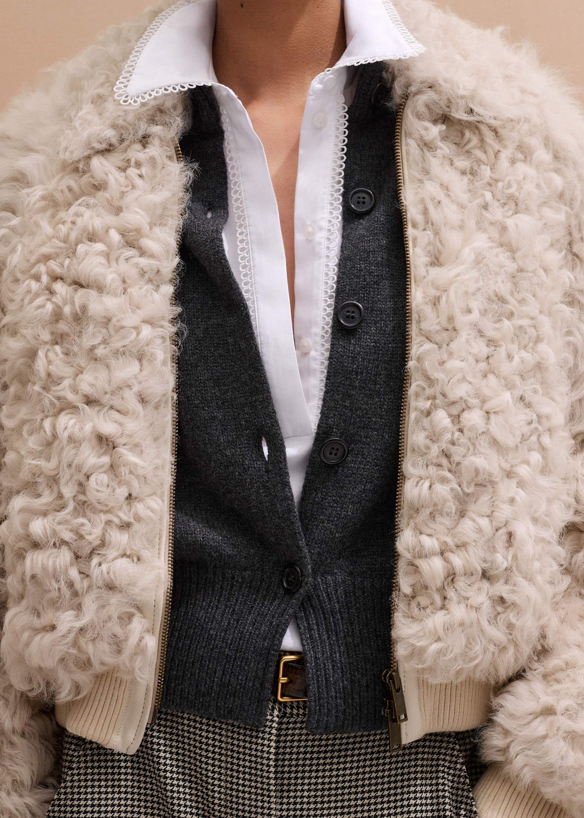 White Collared Layering Tank | ME+EM