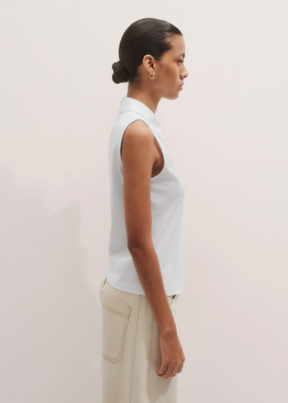 White Collared Layering Tank | ME+EM