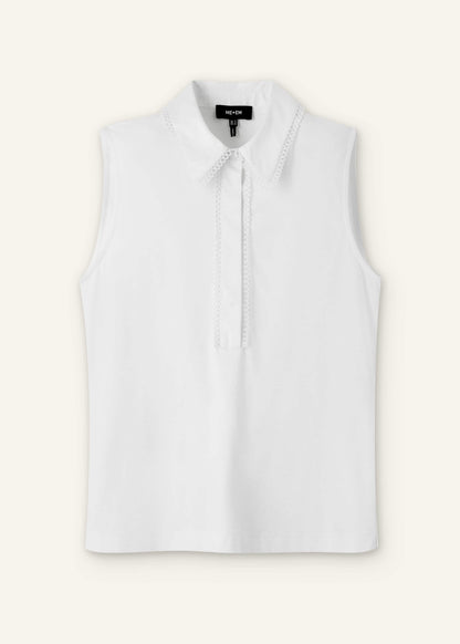 White Collared Layering Tank | ME+EM
