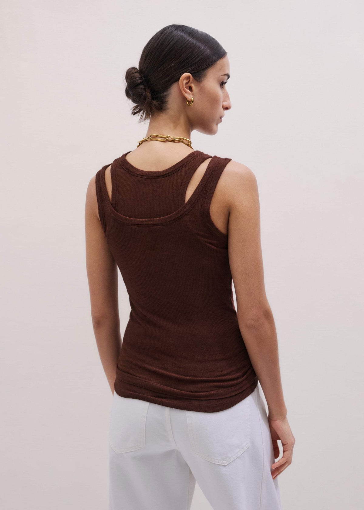 Cinnamon Brown 2-In-1 Vest | ME+EM