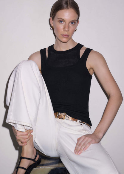 Black 2-in-1 Vest | ME+EM