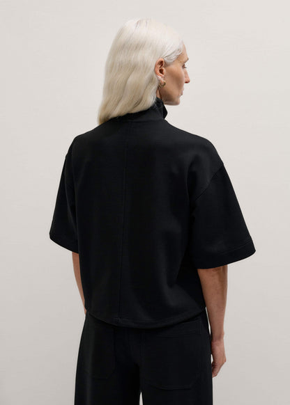 Black Luxe Travel Tailoring Layering Jacket | ME+EM