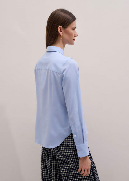 Blue Travel Layering Shirt | ME+EM