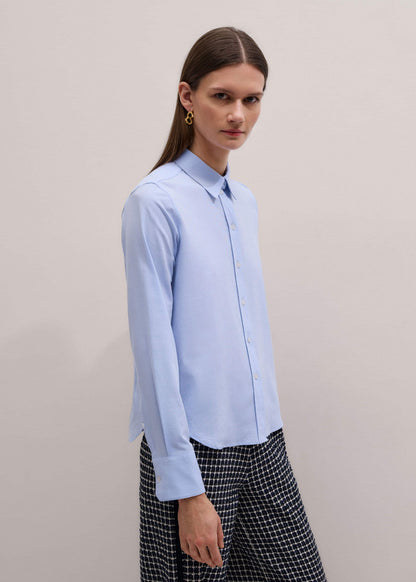 Blue Travel Layering Shirt | ME+EM