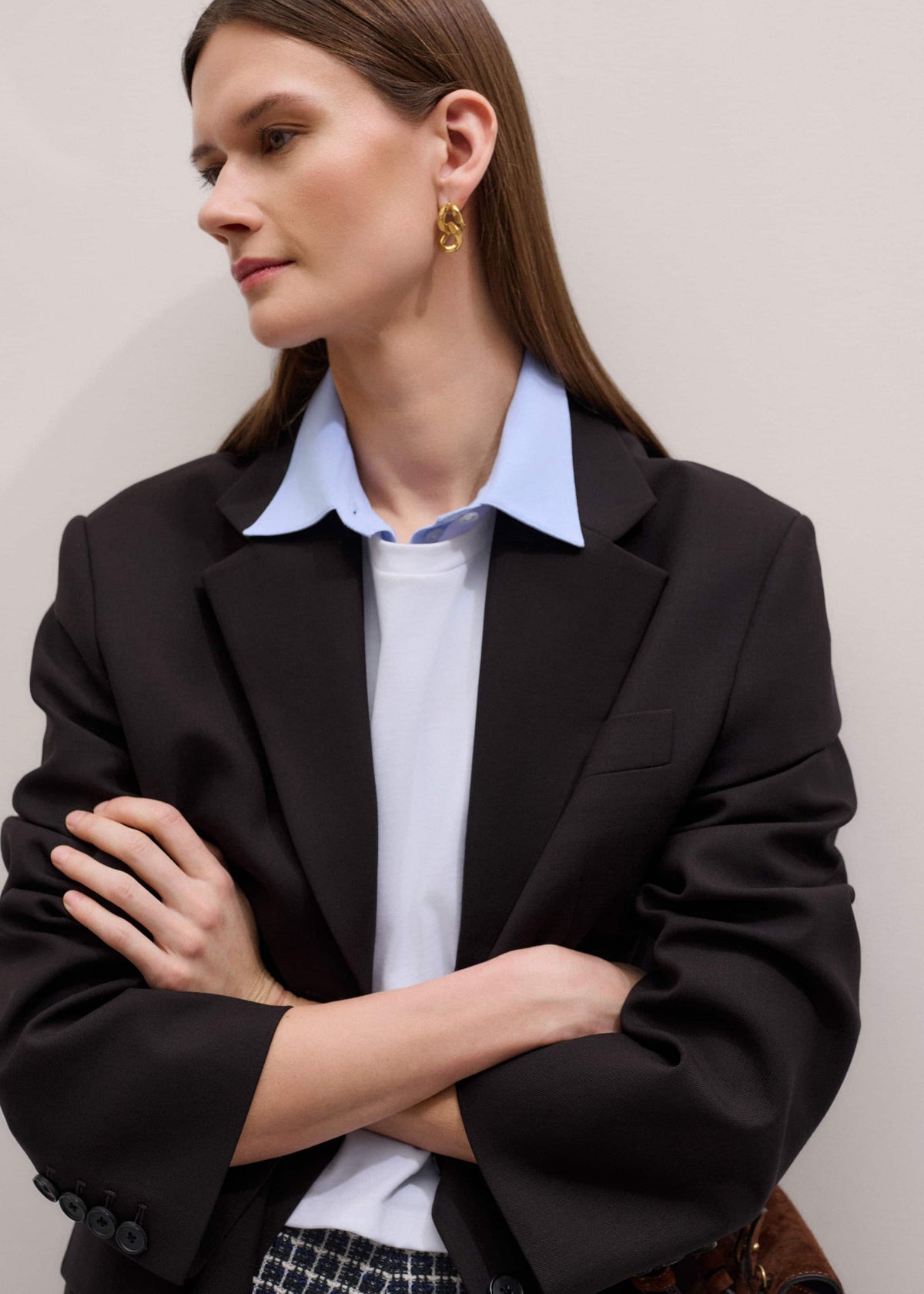 Blue Travel Layering Shirt | ME+EM