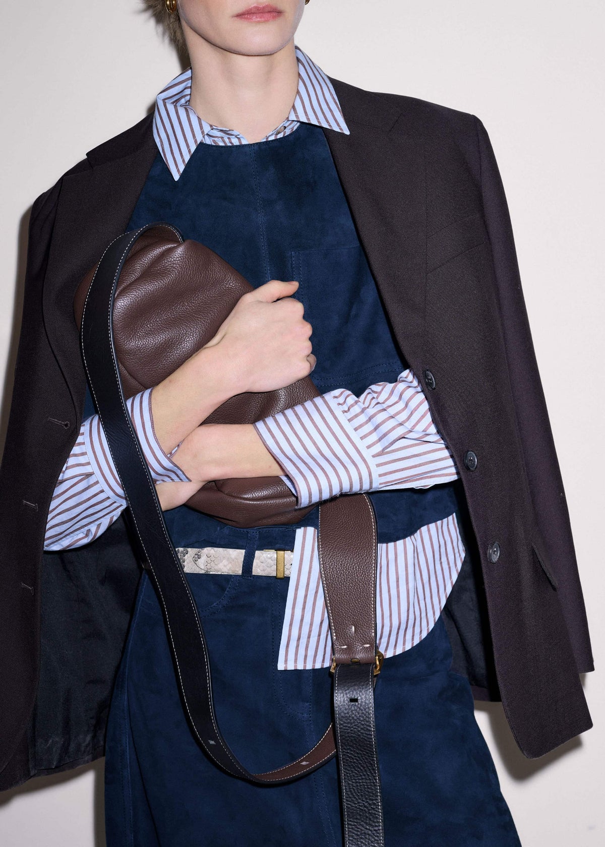 Blue Stripe Relaxed Forever Shirt | ME+EM