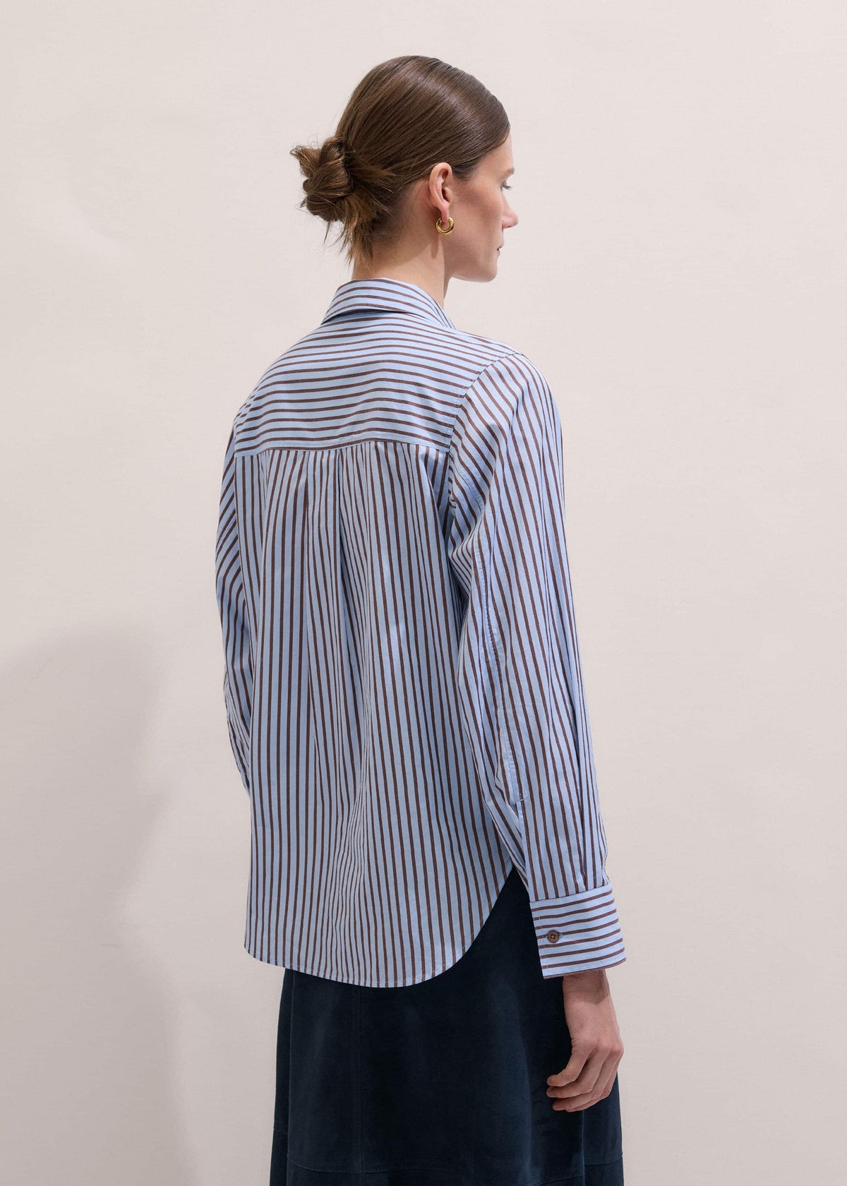 Blue Stripe Relaxed Forever Shirt | ME+EM