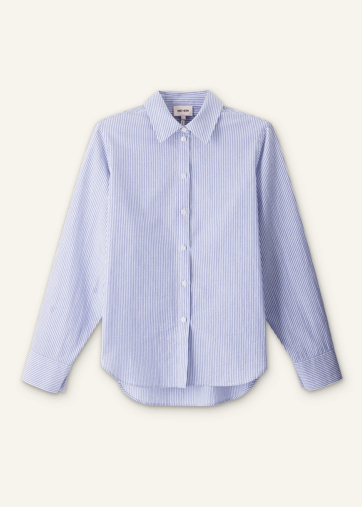 Blue Stripe Relaxed Forever Shirt | ME+EM
