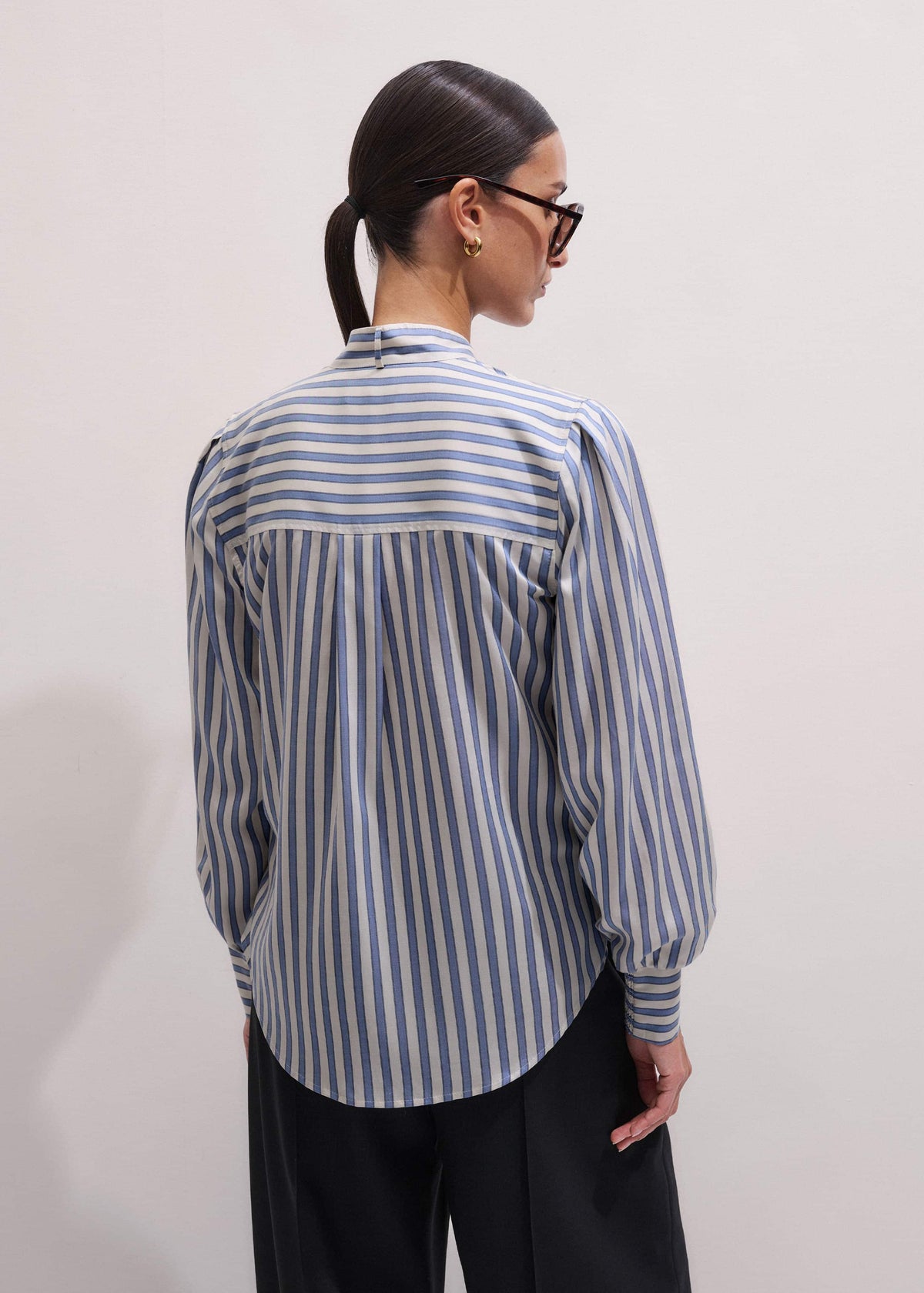 Blue Soft Stripe Shirt + Neck Tie | ME+EM