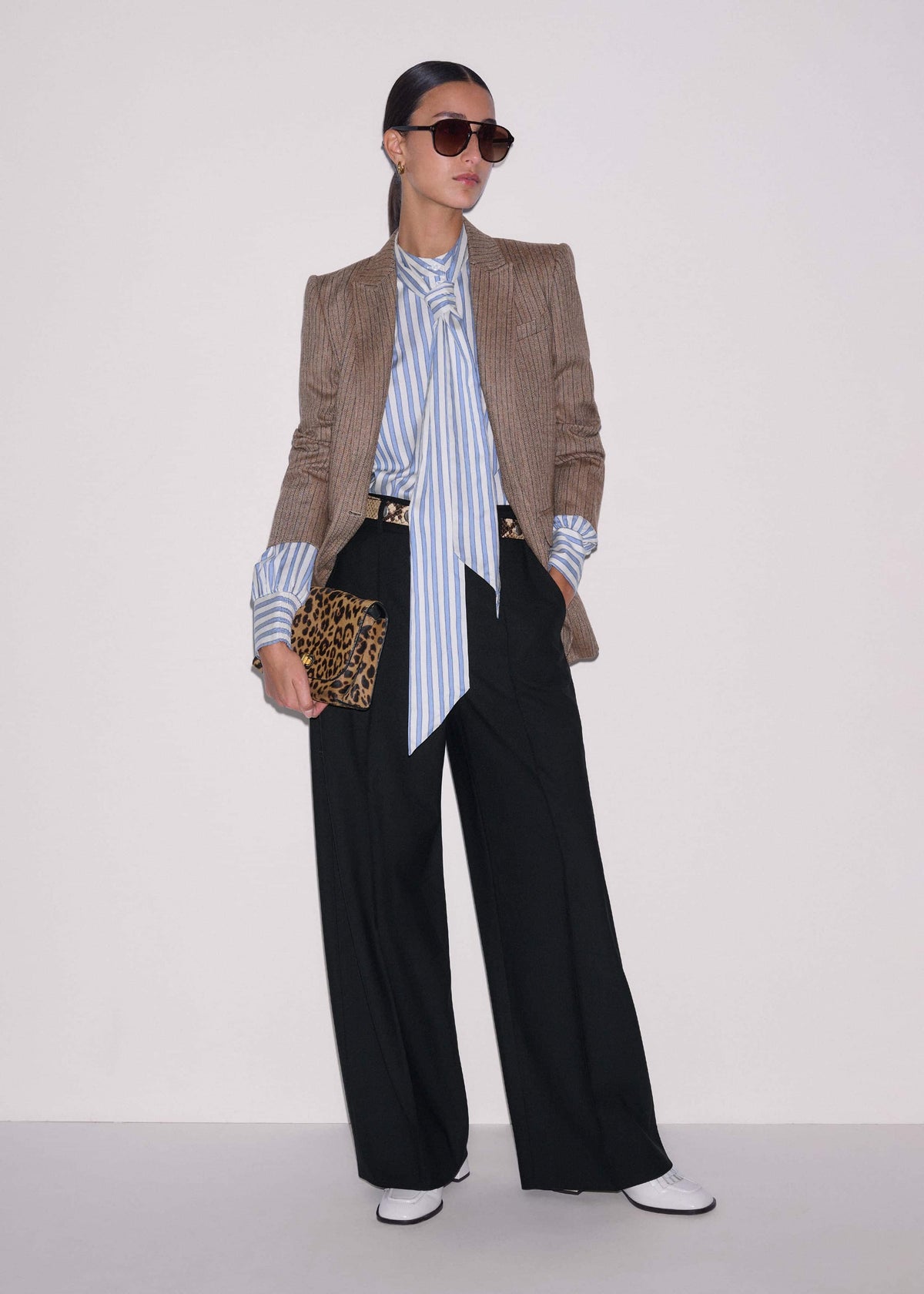 Blue Soft Stripe Shirt + Neck Tie | ME+EM