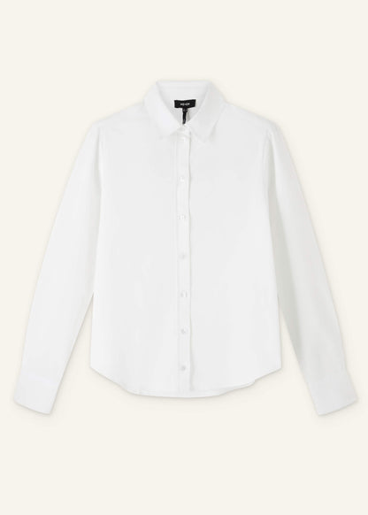 White Travel Layering Shirt | ME+EM