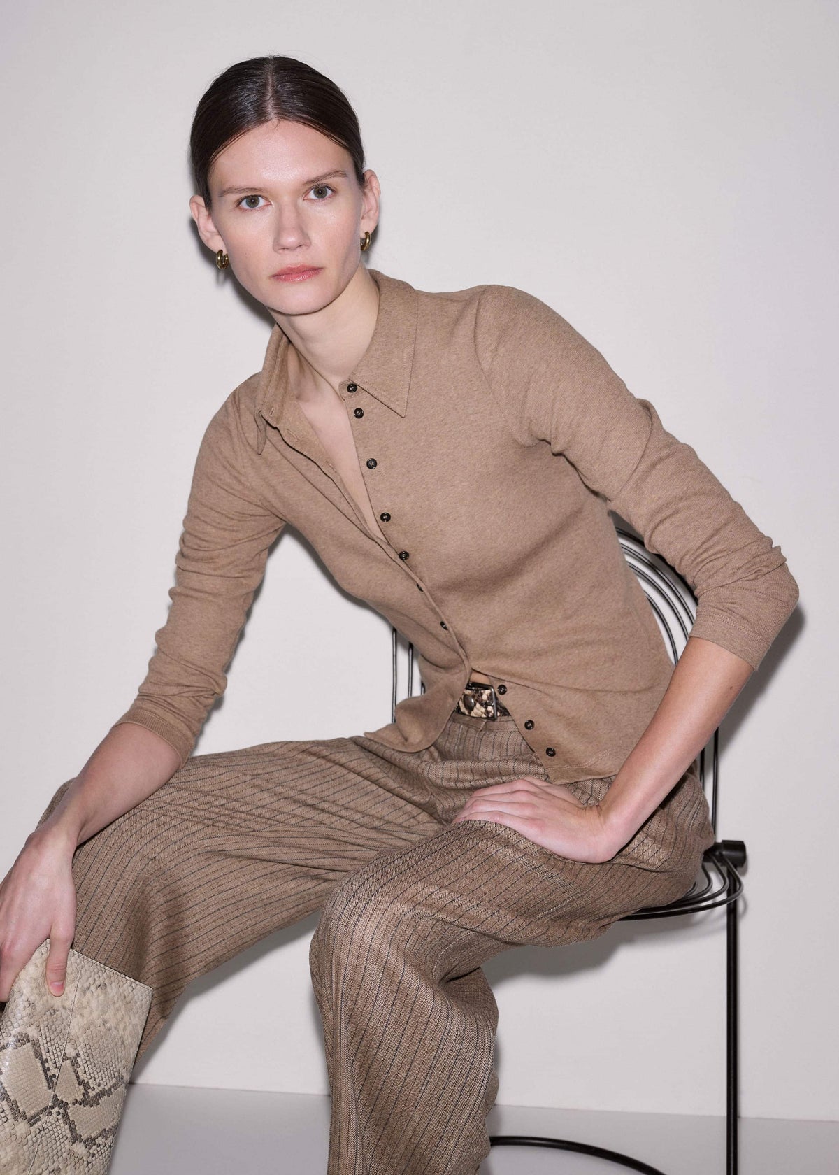 Brown Ultimate Rib Shirt | ME+EM