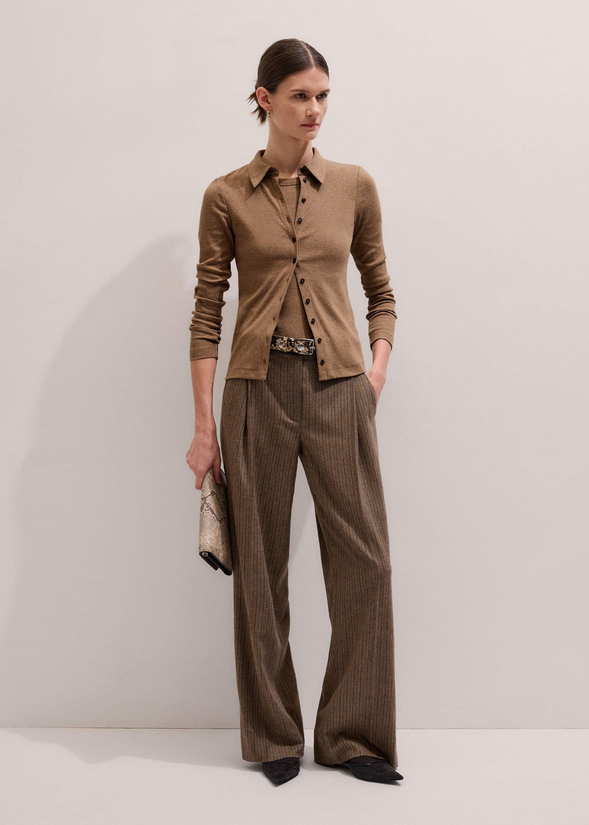 Brown Ultimate Rib Shirt | ME+EM