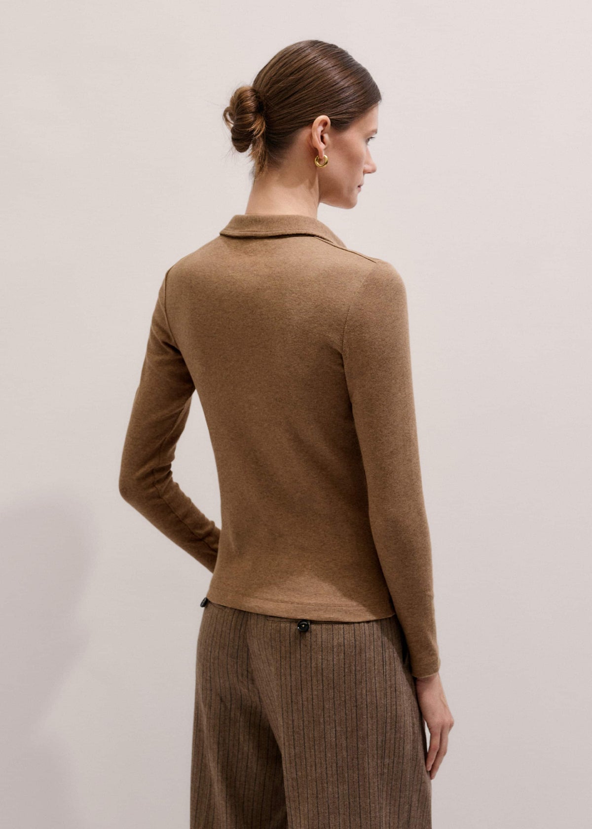 Brown Ultimate Rib Shirt | ME+EM