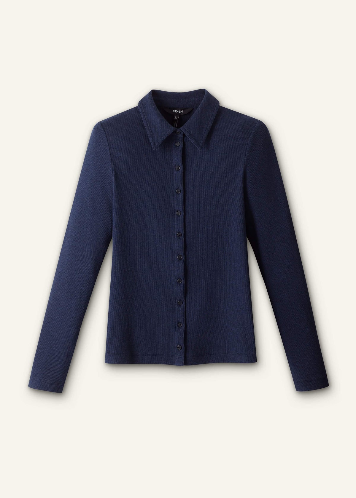 Navy Perfect Basic Shirt | ME+EM