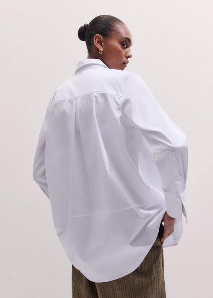 White Clever Oversized Shirt | ME+EM