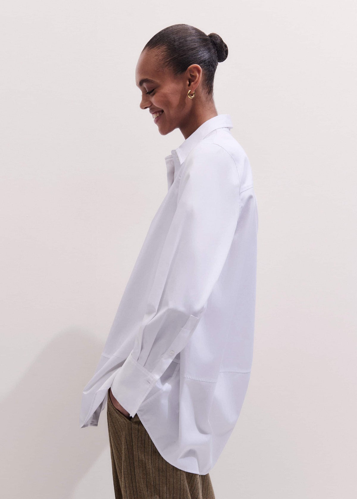 White Clever Oversized Shirt | ME+EM