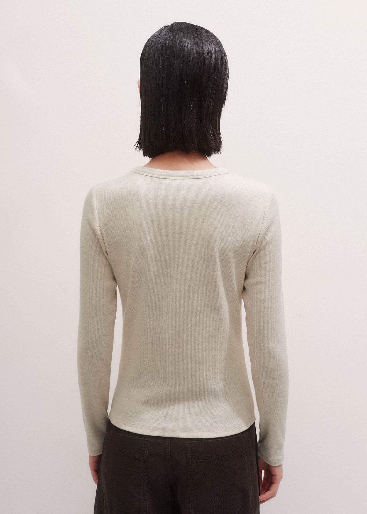 Cream Perfect Basic Top | ME+EM