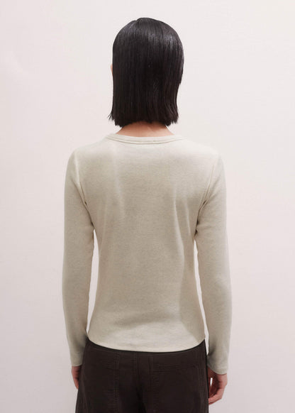 Cream Perfect Basic Top | ME+EM