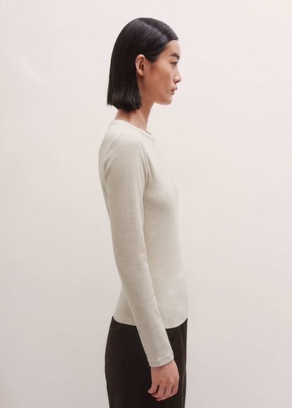 Cream Perfect Basic Top | ME+EM