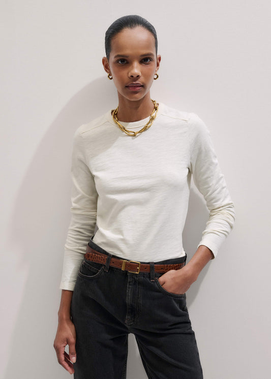 Cream Warm Touch Top | ME+EM