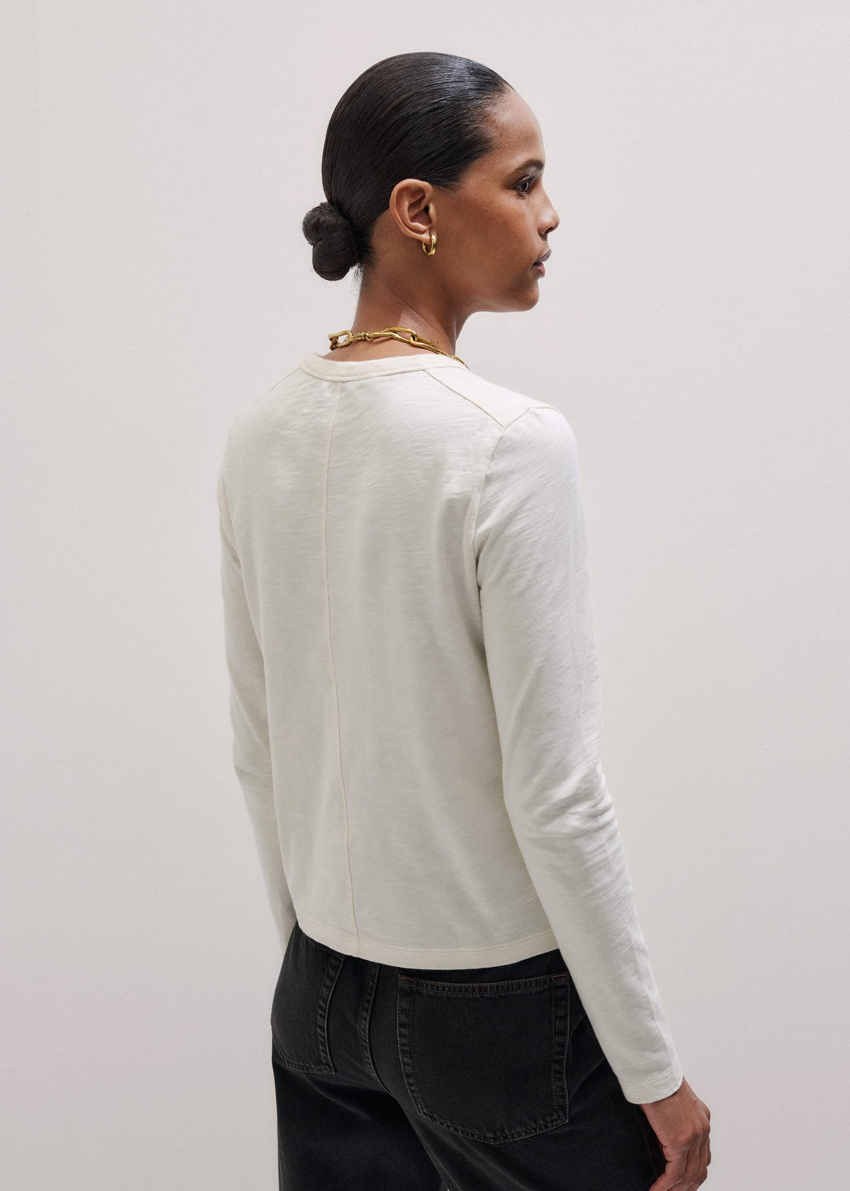 Cream Warm Touch Top | ME+EM