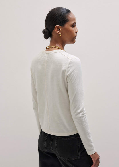 Cream Warm Touch Top | ME+EM