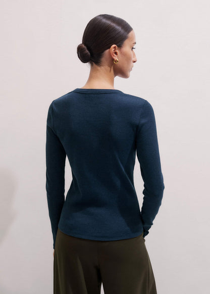 Navy Perfect Basic Top | ME+EM