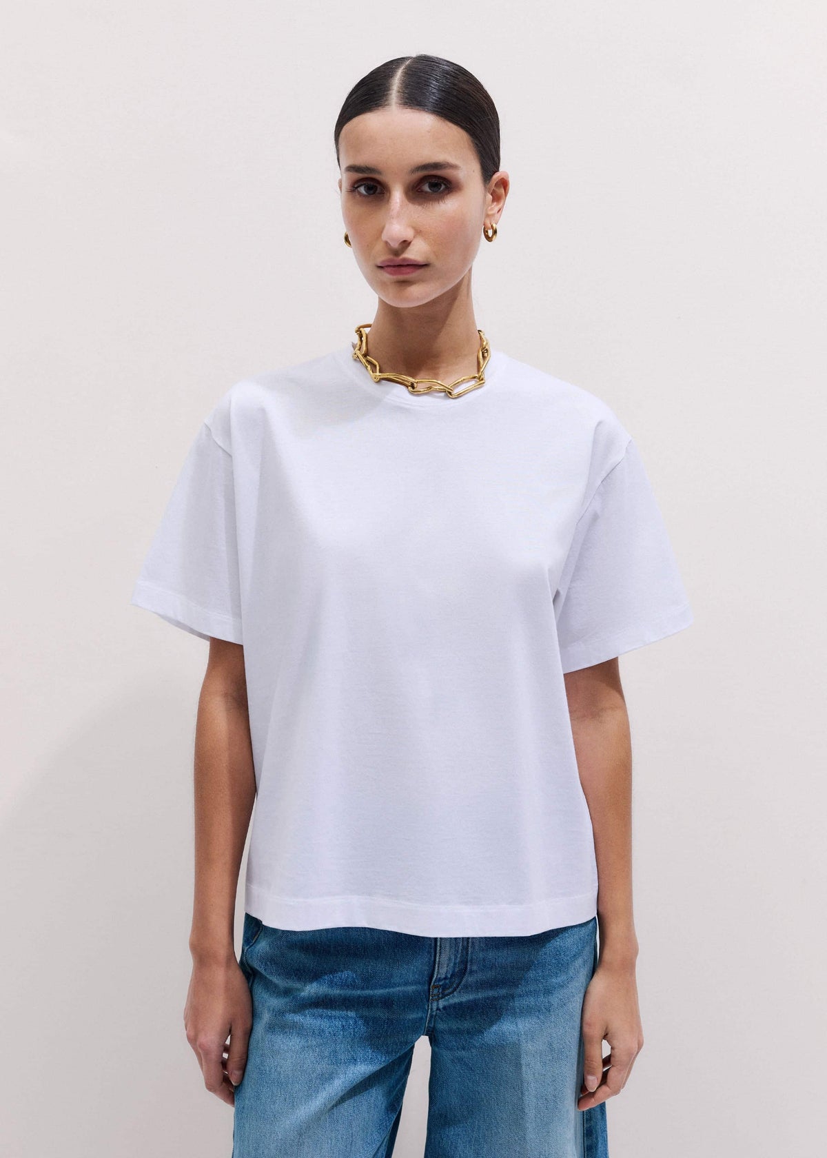 White Oversized Tee | ME+EM