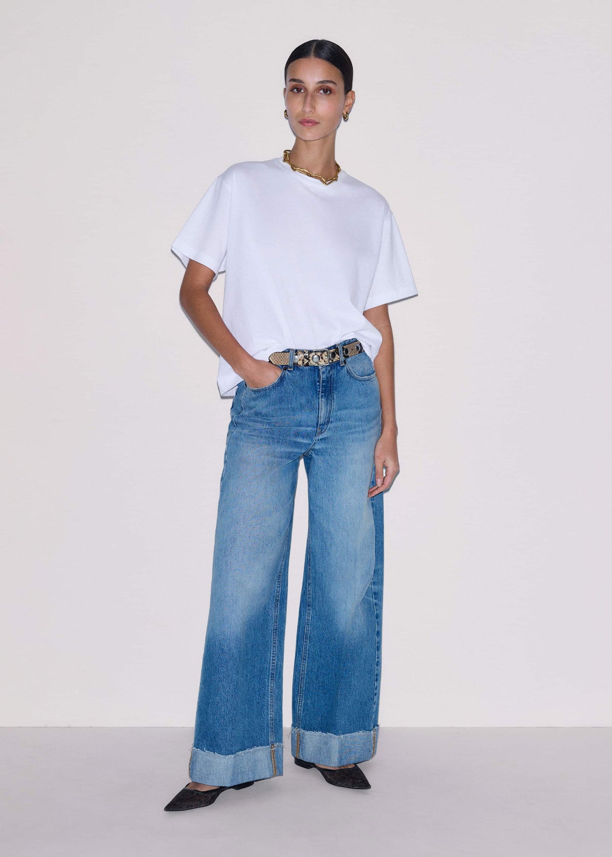 White Oversized Tee | ME+EM