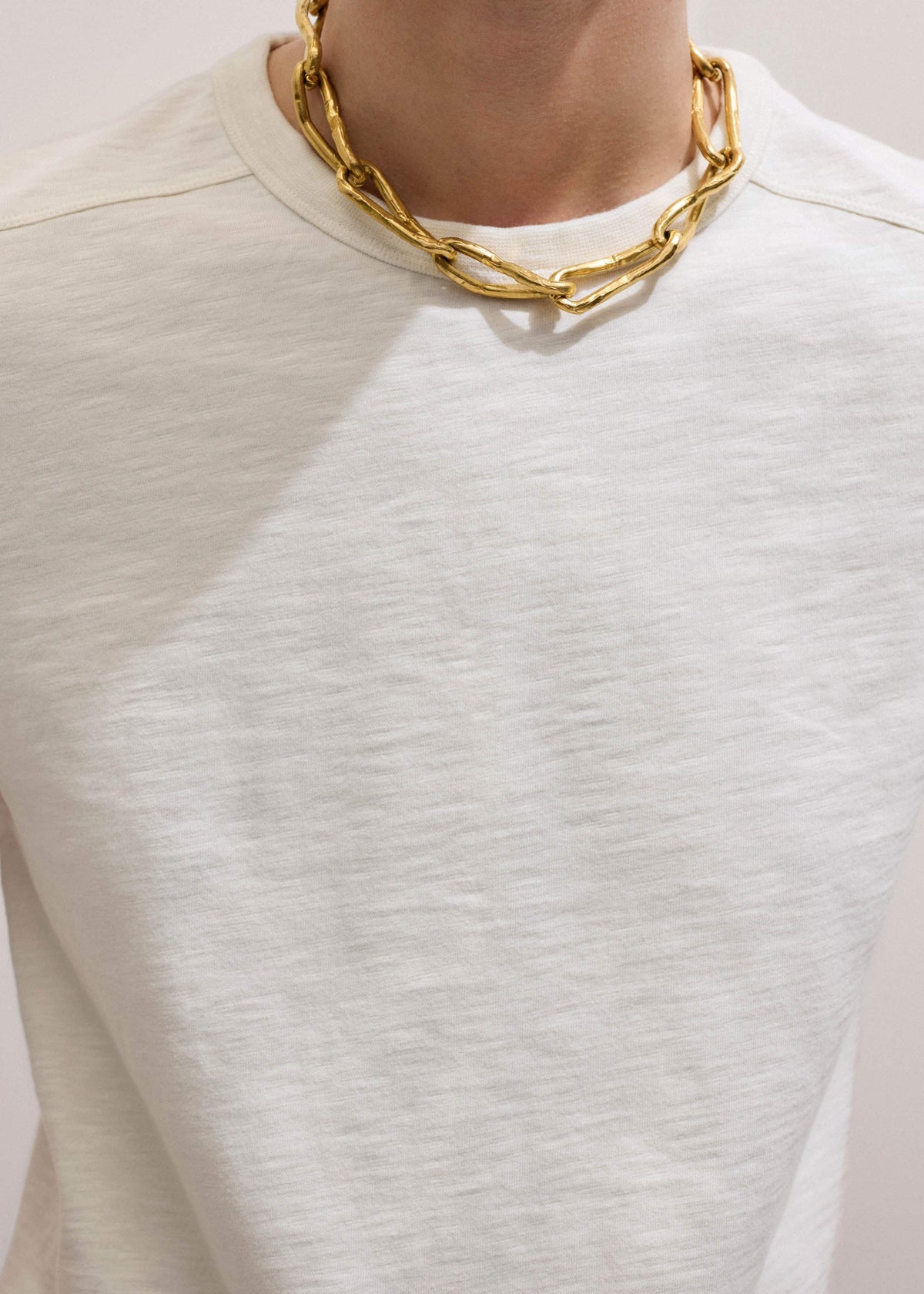 Cream Warm Touch Tee | ME+EM