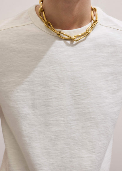 Cream Warm Touch Tee | ME+EM