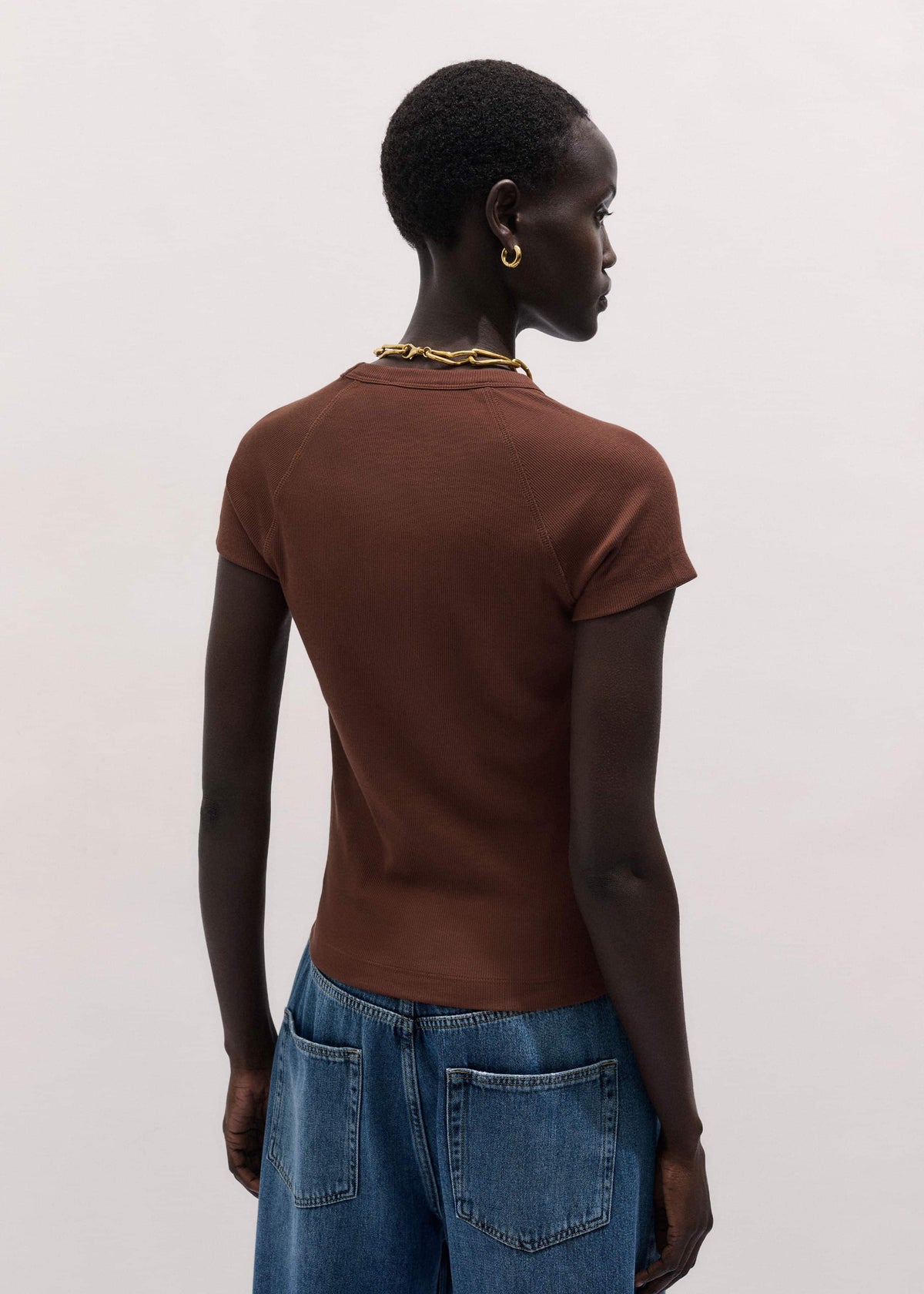 Cinnamon Brown Ultimate Raglan Tee | ME+EM