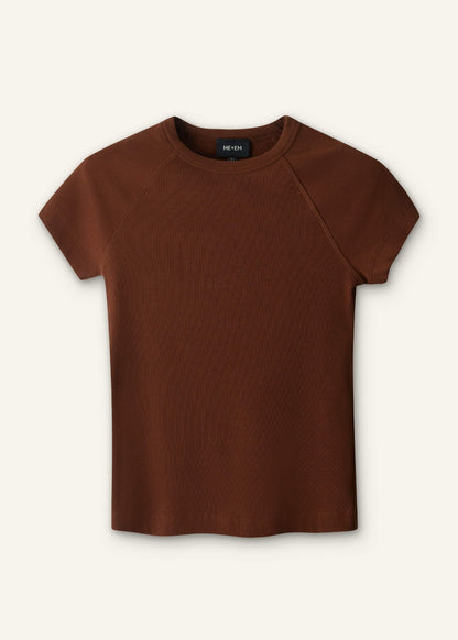 Cinnamon Brown Ultimate Raglan Tee | ME+EM