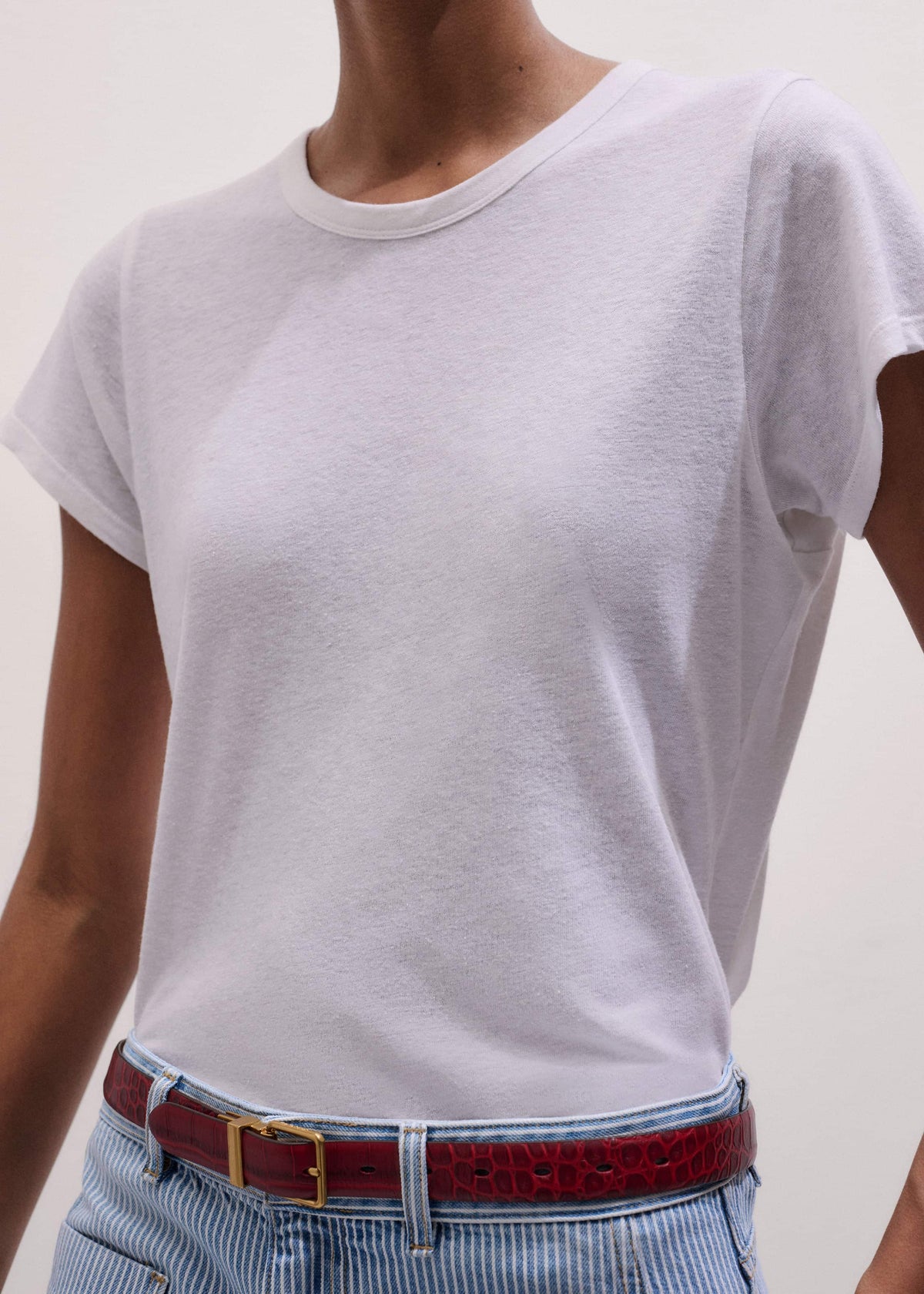 White Soft Washed Tee | ME+EM