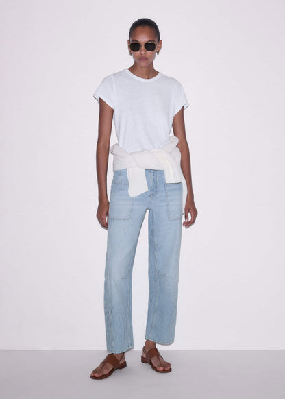 White Soft Washed Tee | ME+EM