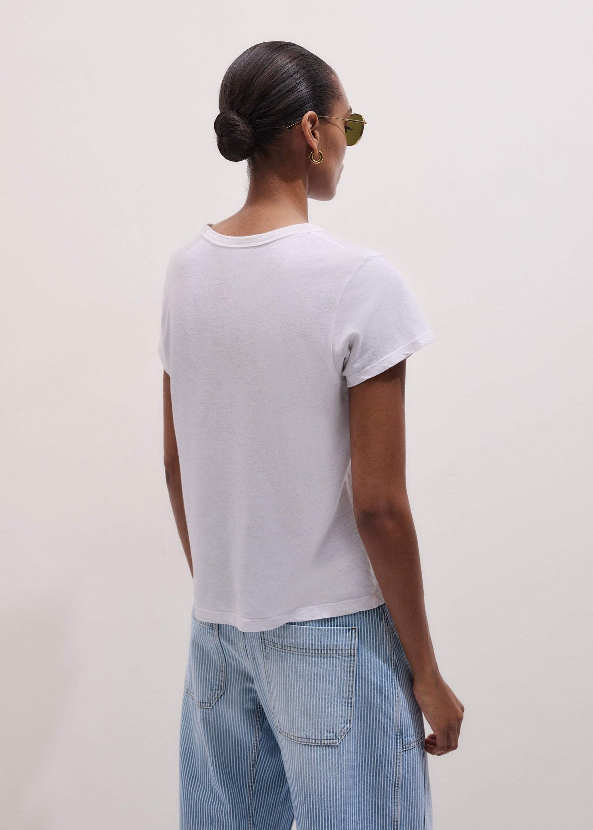 White Soft Washed Tee | ME+EM