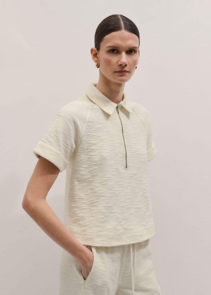Cream Polo Swing Top | ME+EM