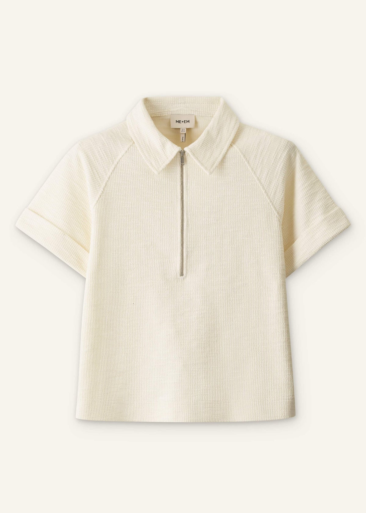 Cream Polo Swing Top | ME+EM