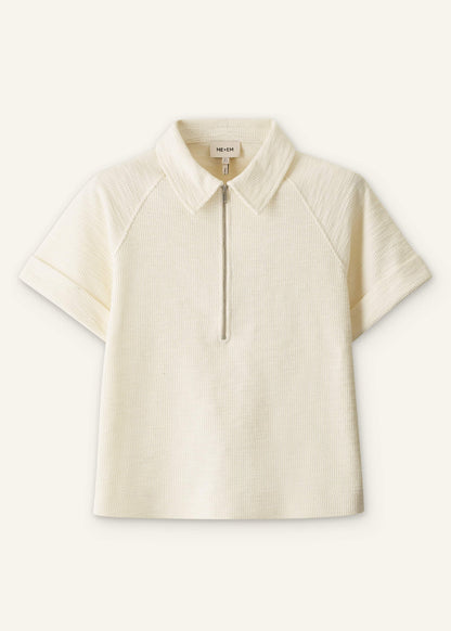 Cream Polo Swing Top | ME+EM