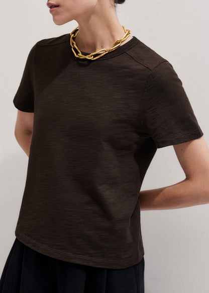 Brown Warm Touch Tee | ME+EM