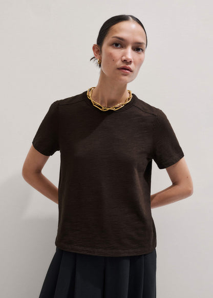 Brown Warm Touch Tee | ME+EM