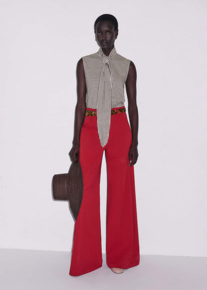 Brown Scarf Neck Tank | ME+EM