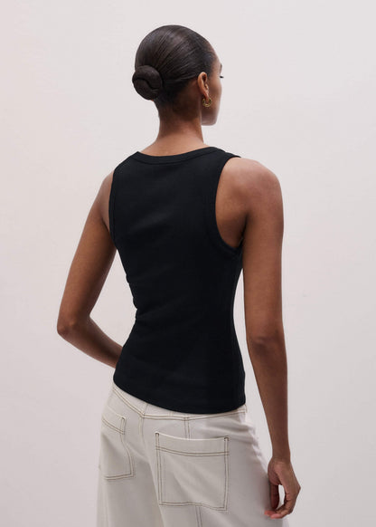 Black Ultimate V-Neck Vest | ME+EM
