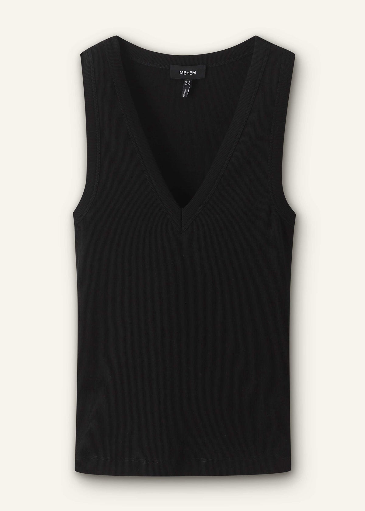 Black Ultimate V-Neck Vest | ME+EM