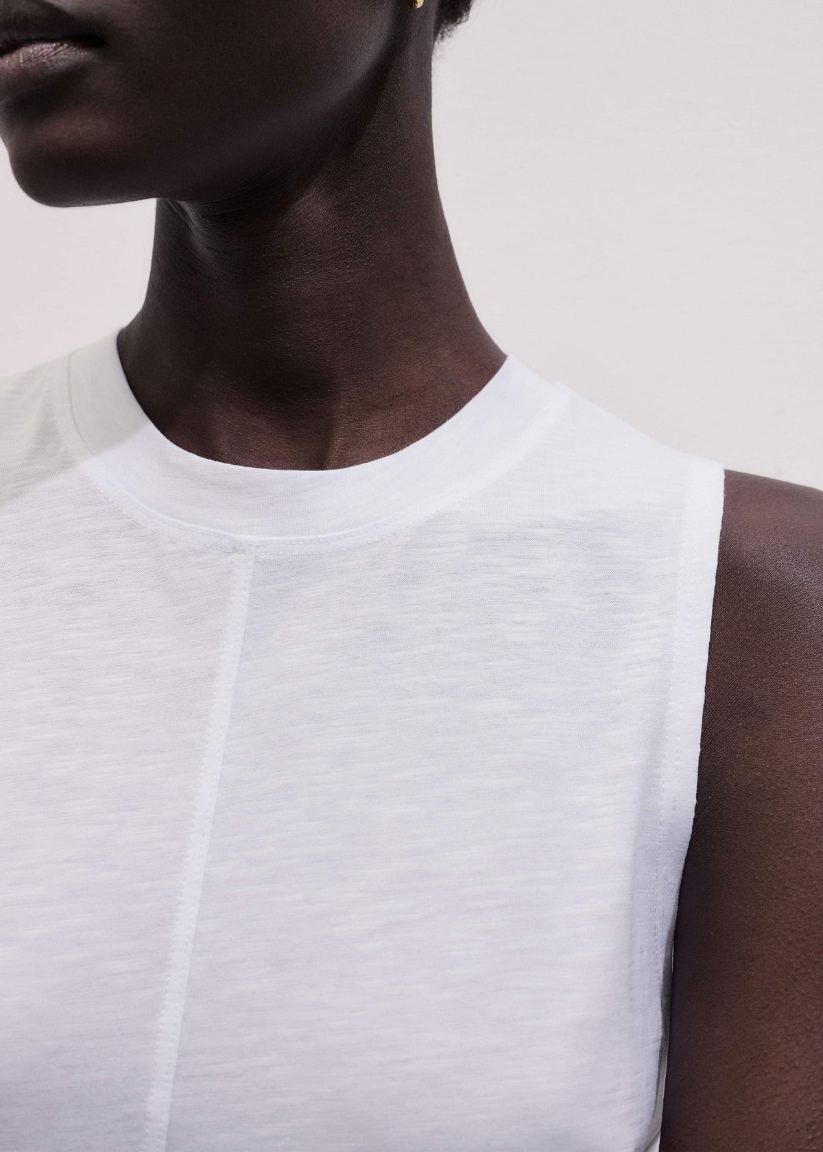 White Racerback Swing Top | ME+EM
