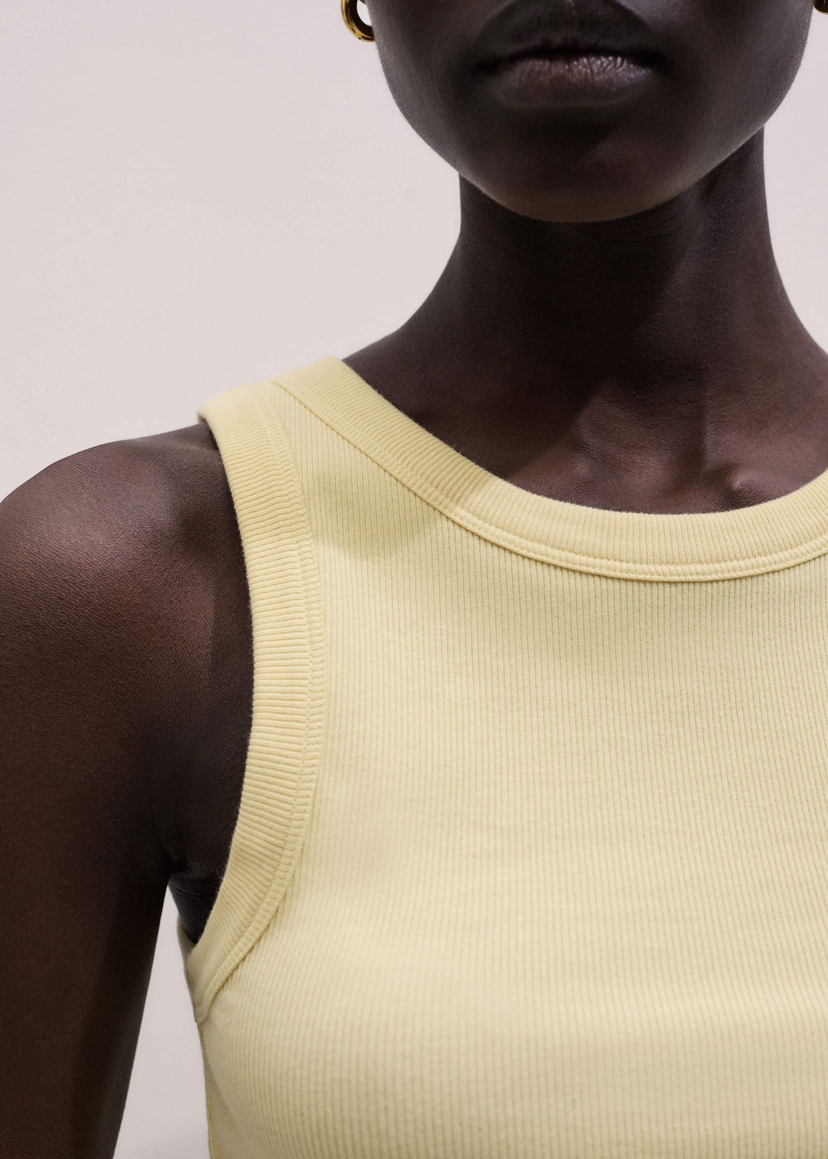 Lemon Yellow Perfect Basic Vest | ME+EM